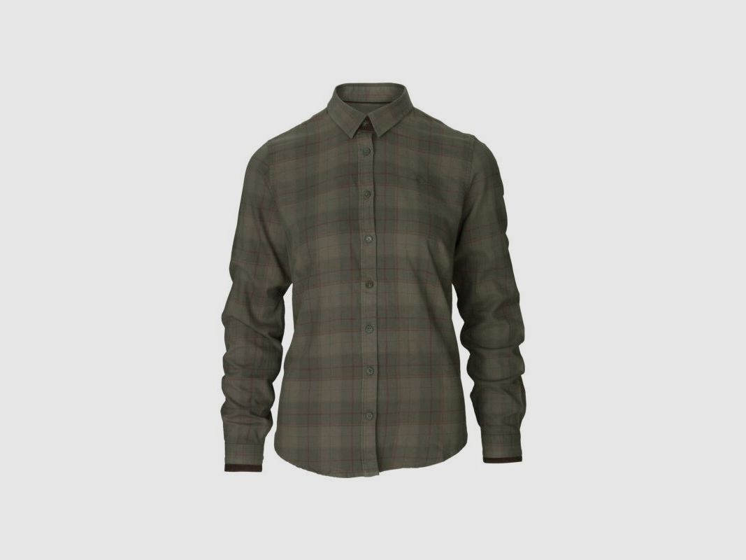 Seeland Range Bluse Pine Green check
