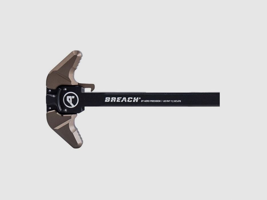 AERO PRECISION AR 308 Poignée de Chargement Ambidextre AERO PRECISION Breach CHRG HANDLE AMBI Grandes Leviers pour AR-308 KODIAK MARRON, image 2 sur 2