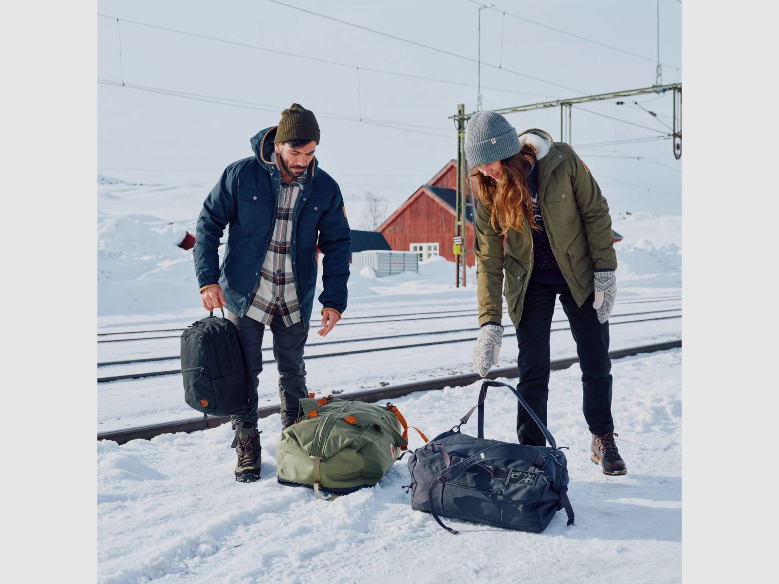 FJÄLLRÄVEN Färden Duffel 80 Green