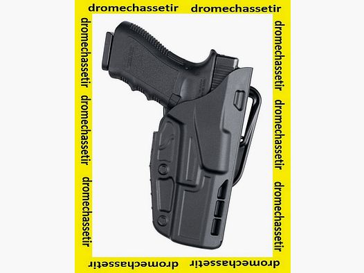 Holster Gaucher Safariland, modele 7377 7TS pour Glock 19 Noir