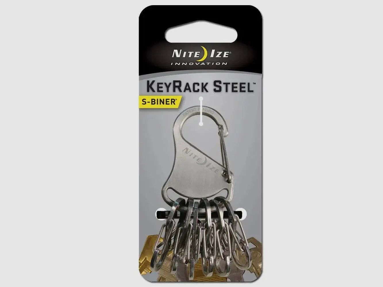 Nite Ize Nite Ize Portachiavi KeyRack in Acciaio Inossidabile