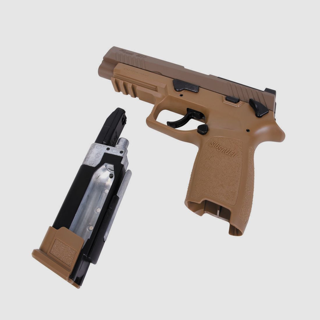 Sig Sauer P320-M17 CO2 Pistole 4,5mm Diabolos im Set