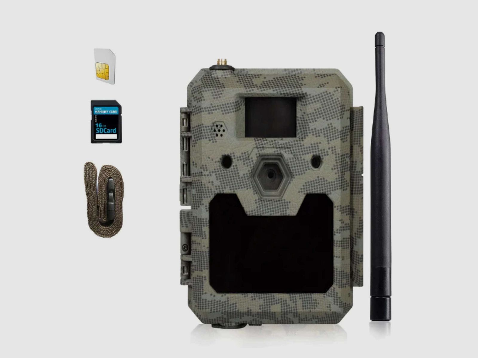 Caméra de chasse ICU Clom CAM5 4G LTE incl. 2000 pièces