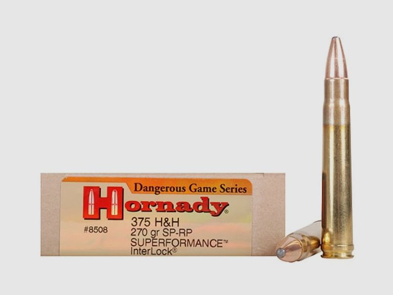 Hornady Superformance .375 H&H 270GR SST 20 cartridges