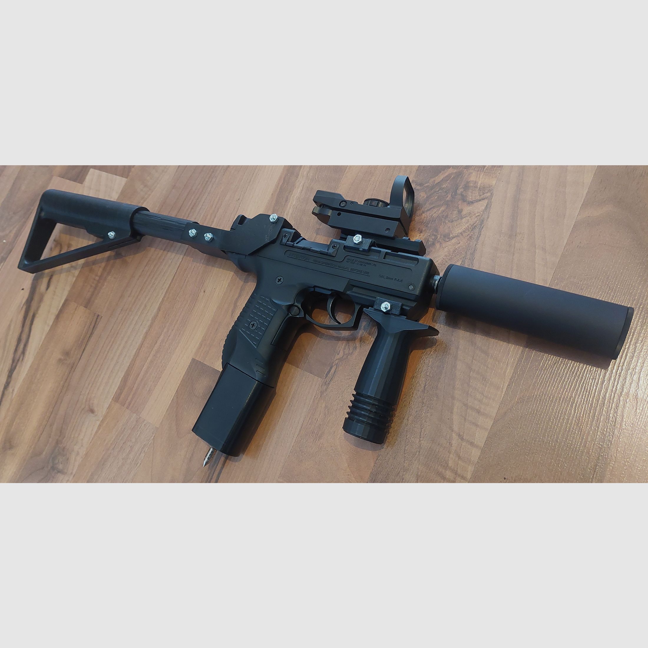 ZORAKI 925 mit MP-Umbau-Kit 9 mm P.A.K. (PTB 1005) Schreckschuss keine Walther Glock HW94 Colt