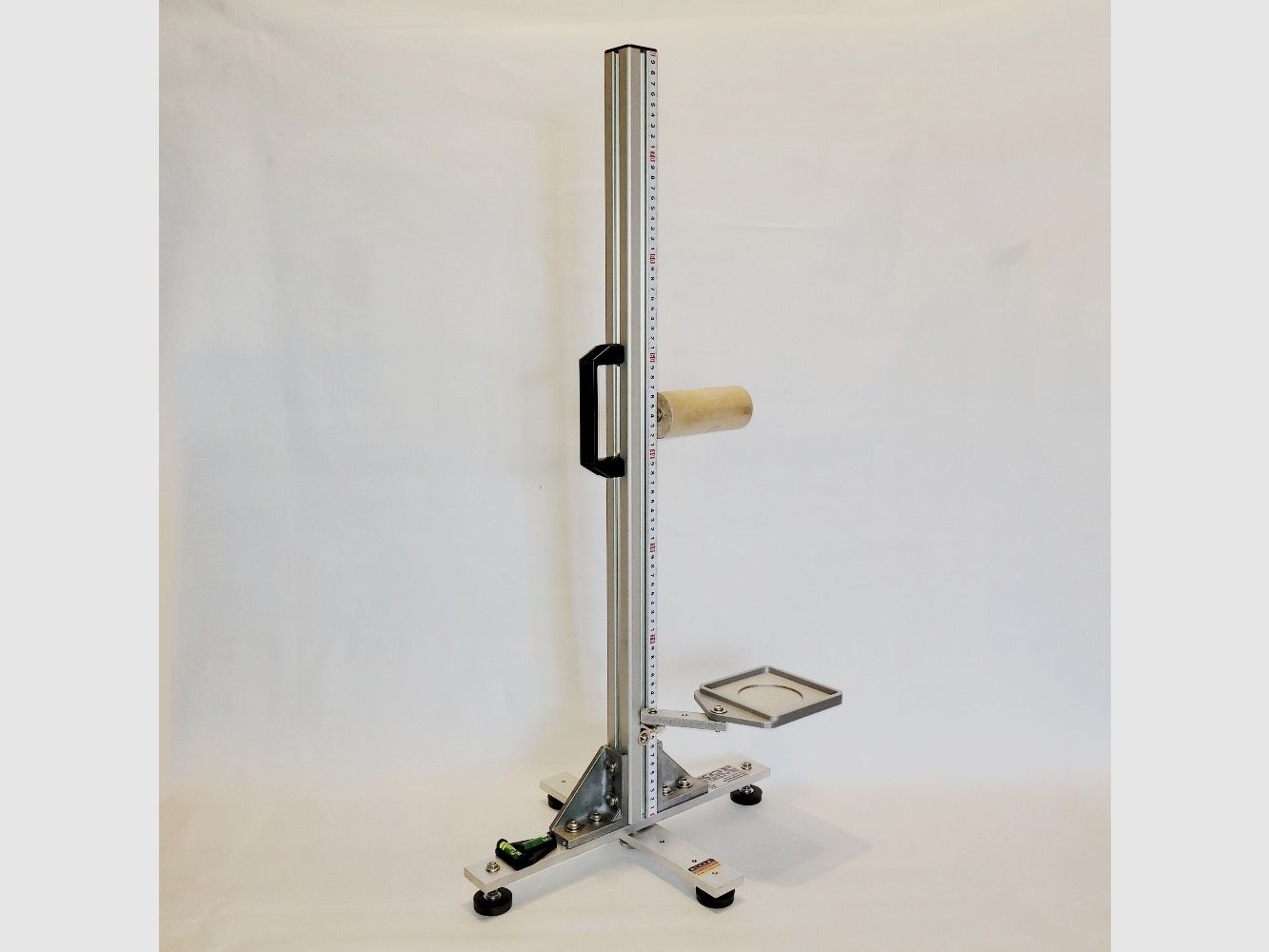 KGF Auflagestativ - Auflageständer Alu X-800-Ultimate klappbar mit Buchenholz-Auflage, Waage, Griff, Maßband + Munitionshalter
