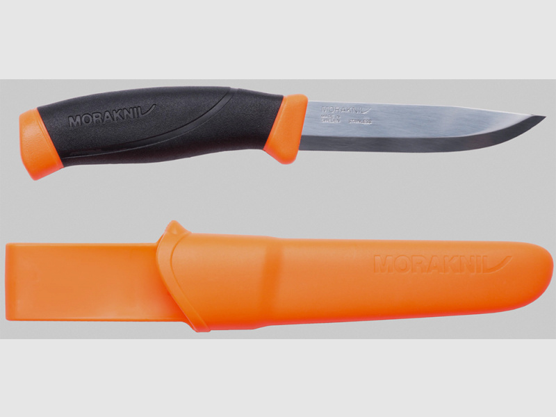 1 x MORAKNIV COMPANION S Universalmesser made in Sweden ORANGE ! 10cm Klinge SGM® Stahl 56,5 HRC NEU