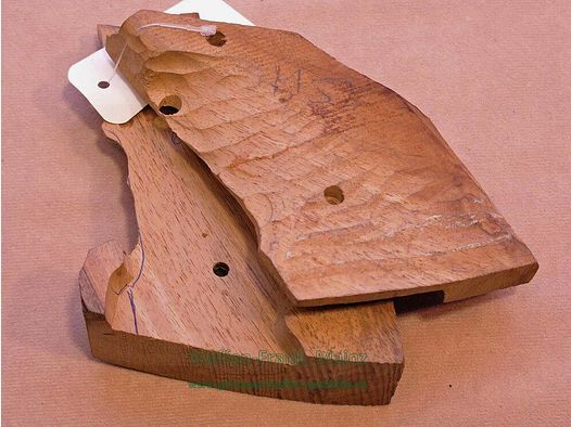 Varios fabricantes de mango en bruto de madera de nogal