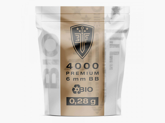 ELITE FORCE PREMIUM BIO BB'S - 6MM - 0,28 G - 4000 SCHUSS