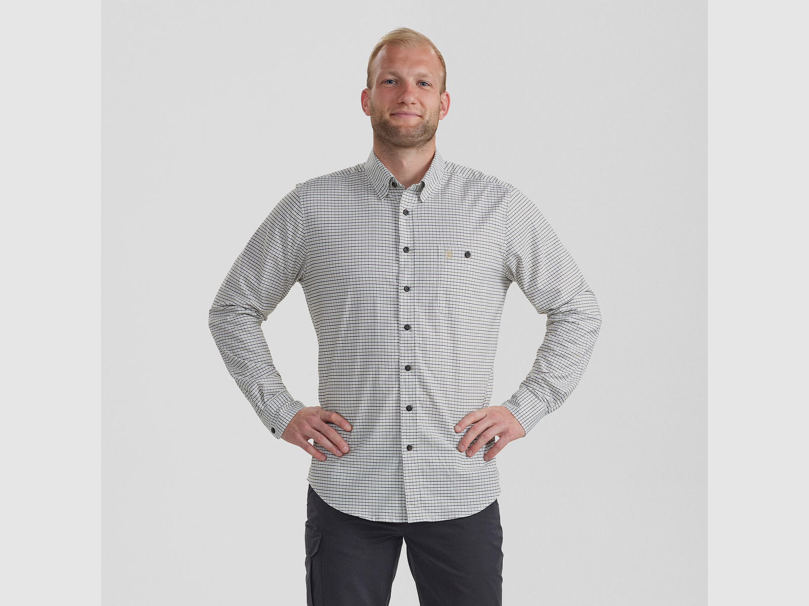 Camisa Deerhunter Samuel a Cuadros Verdes 49/50