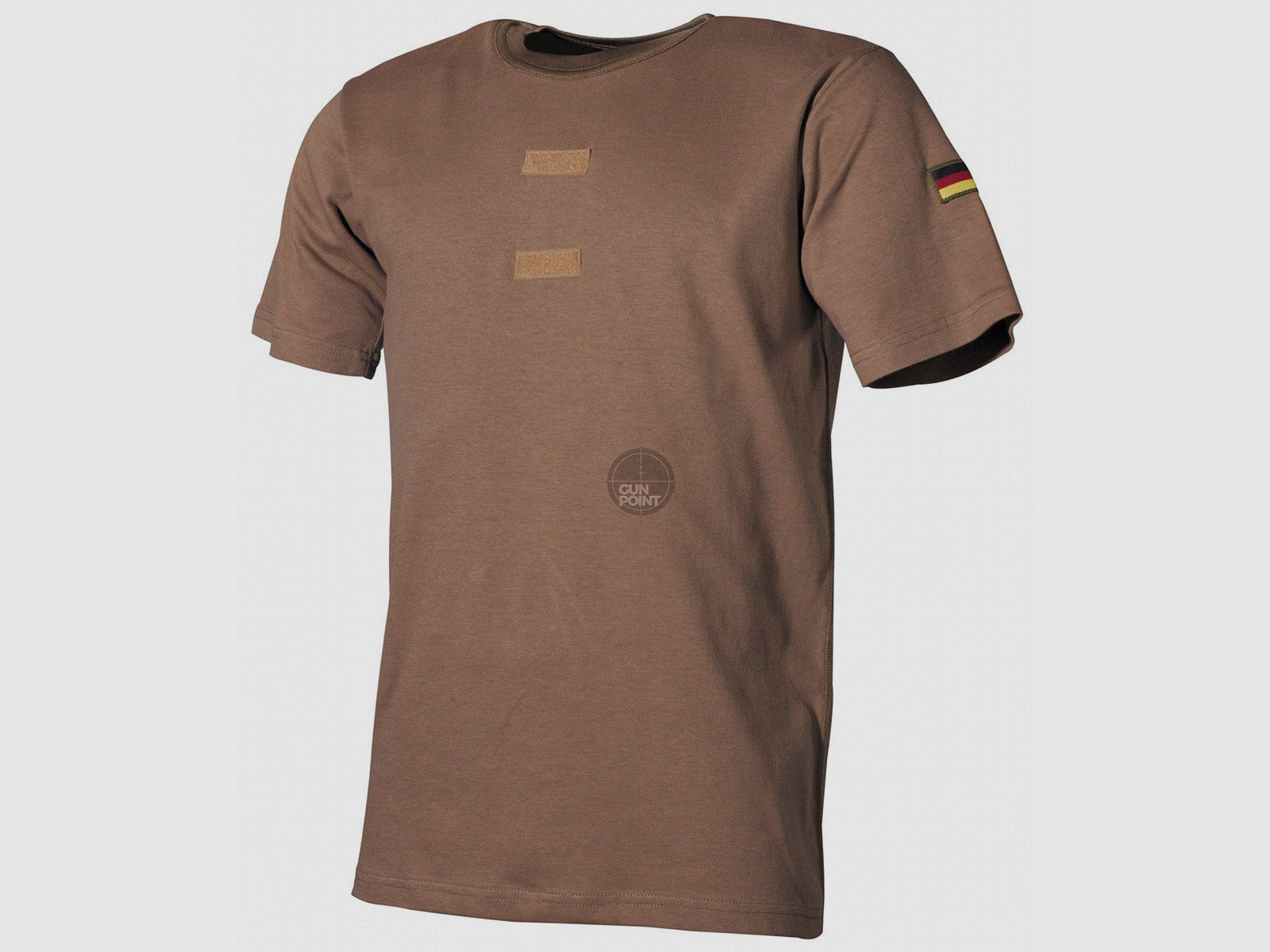 BW tropical undershirt, coyote, Velcro, nationality badge
