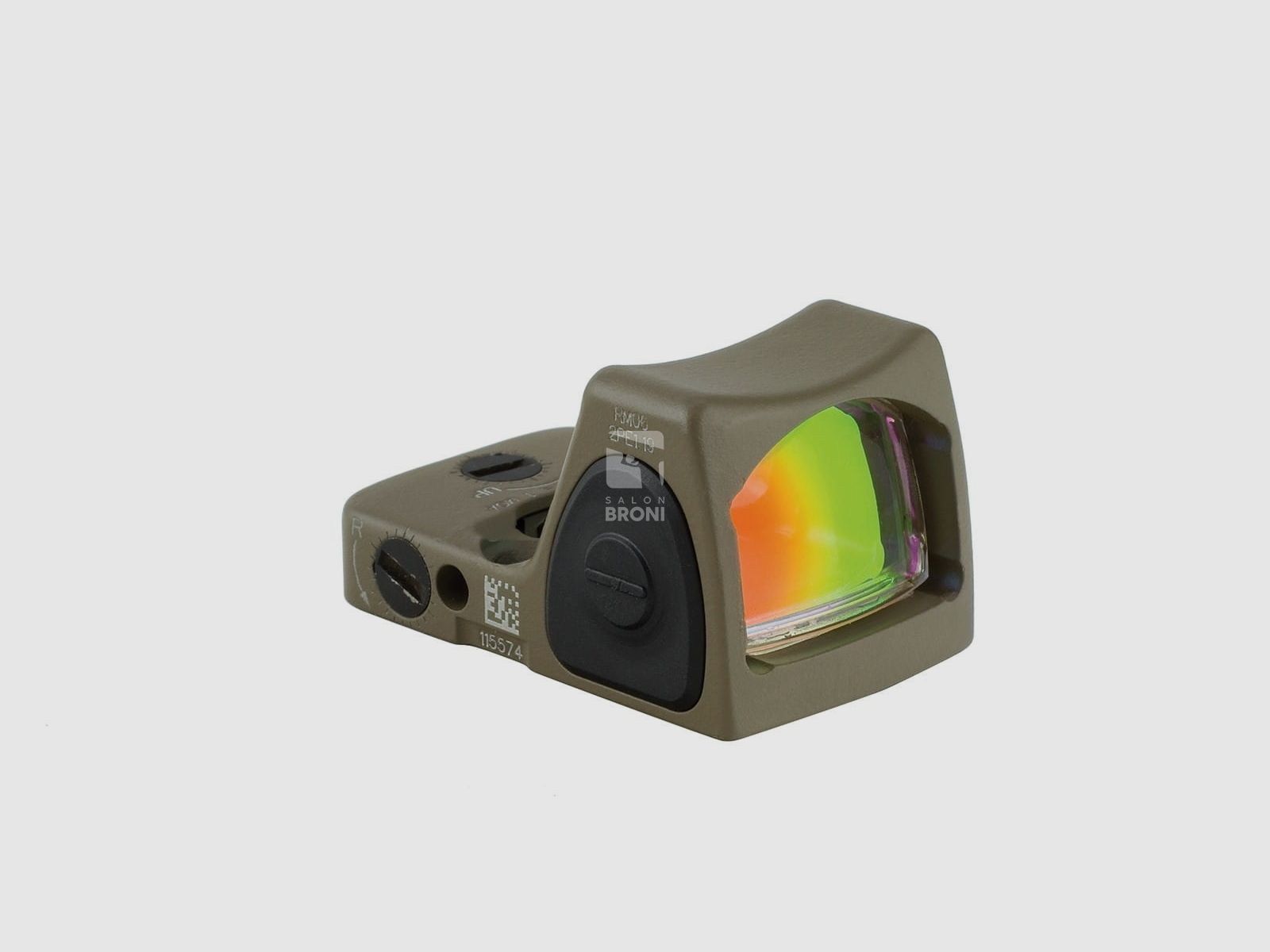 Kolimator Trijicon RMR® Type 2 Adjustable LED – 3.25 MOA Red Dot – FDE, zdjęcie 4 z 5