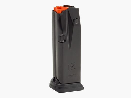 Chargeur Glock slim 02 15 coups ZB orange cal. 9x19