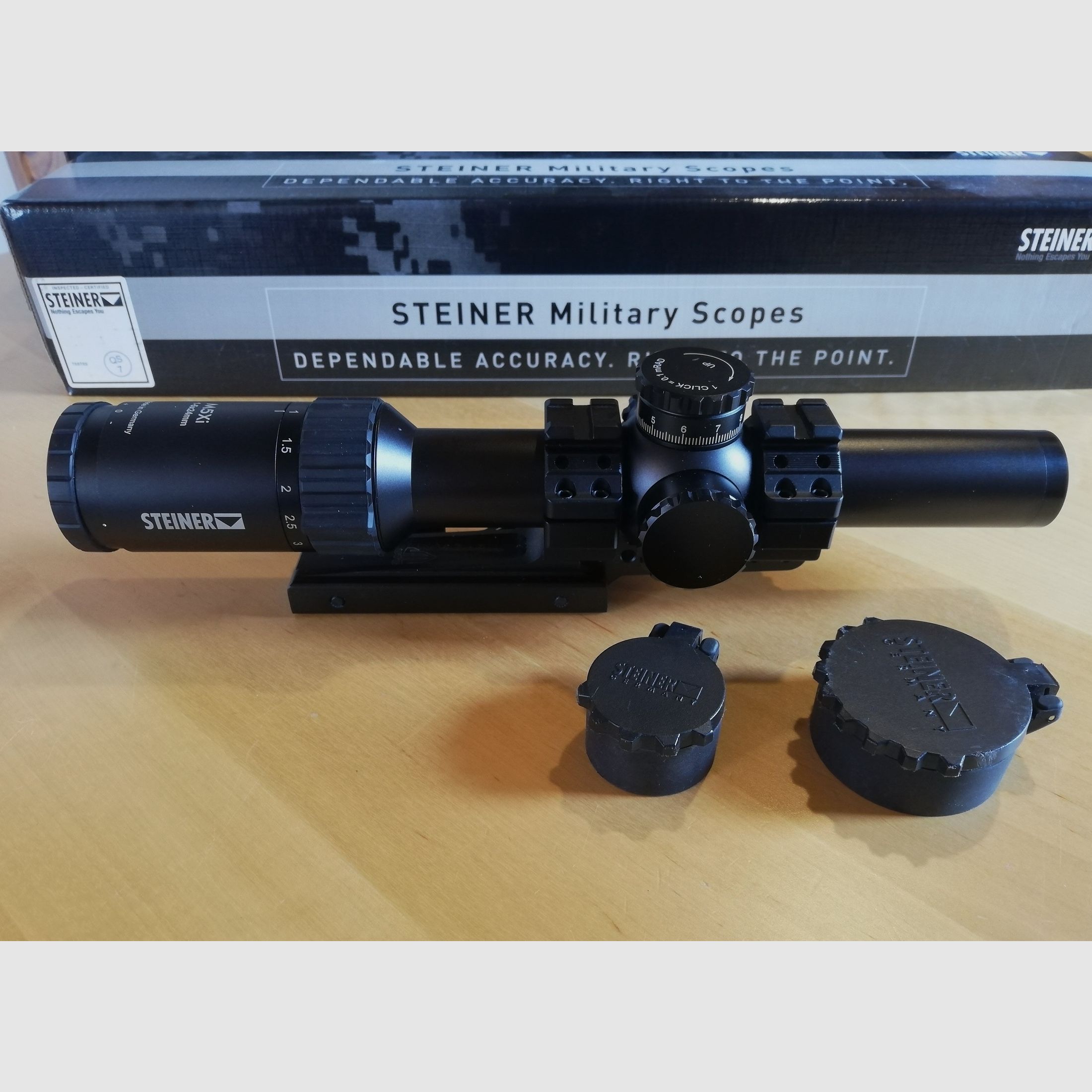 Steiner Shortdot M5Xi 1-5x24 plus Montage 
