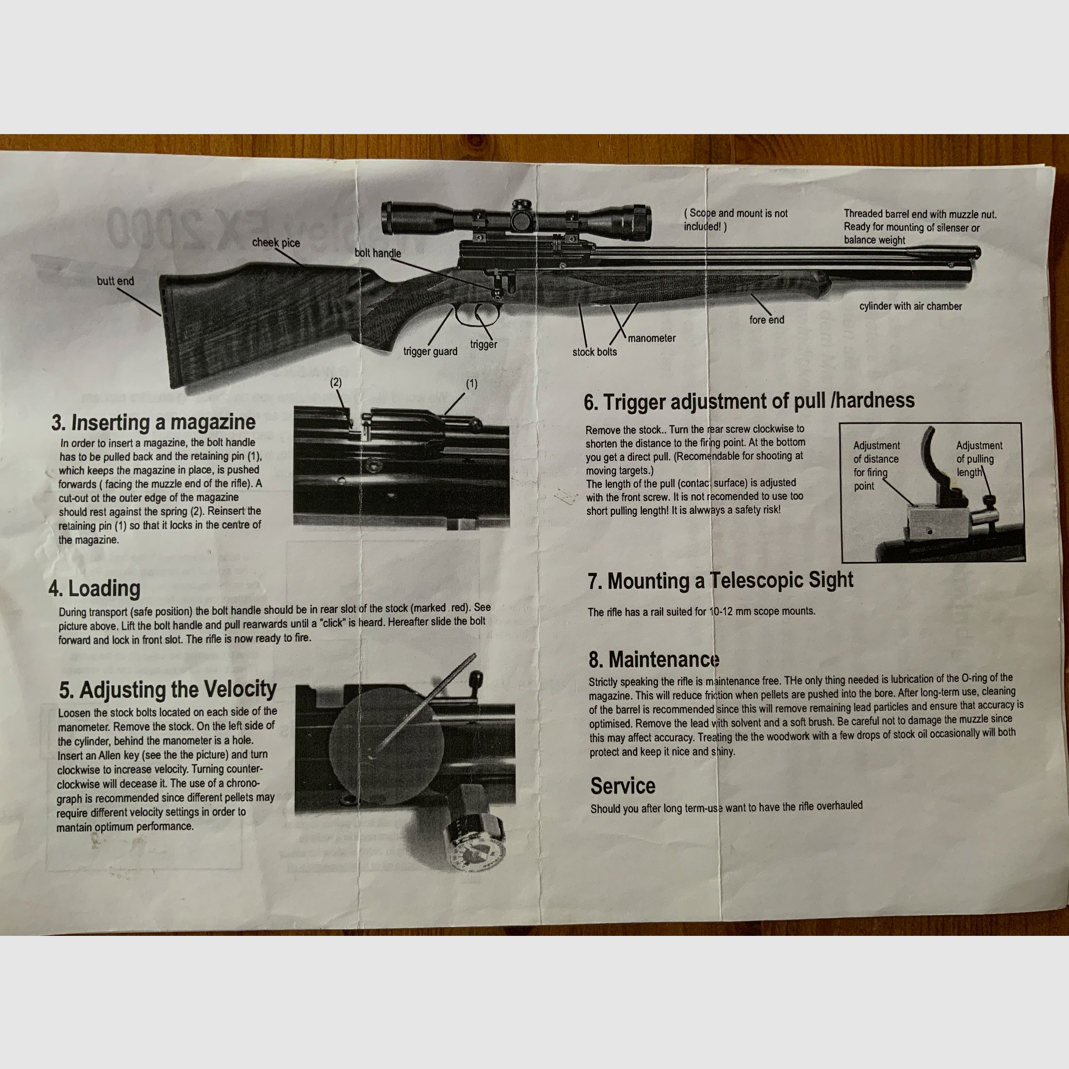 FX Airguns PCP Luftgewehr Pressluftgewehr absolute Rarität für Liebhaber 