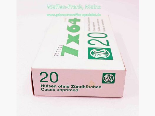 RWS (WZd.Fa.Rottweil) cartuchos de armas largas