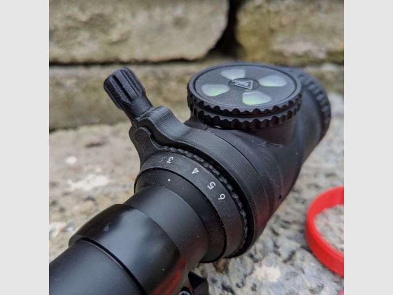 Für Trijicon Accupoint: Schnellverstellhebel für Vergrößerungseinstellung der Trijicon Accupoint Serie, Bild 2 von 10