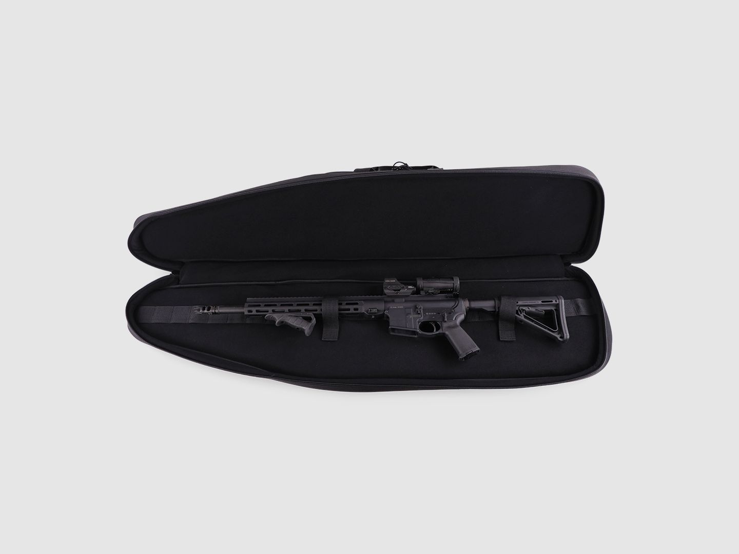 Bolsa de armas de invierno W9 122 cm - acolchada, repelente al agua, bloqueable (Noche) (JM-W9-RIFLE-BAG)