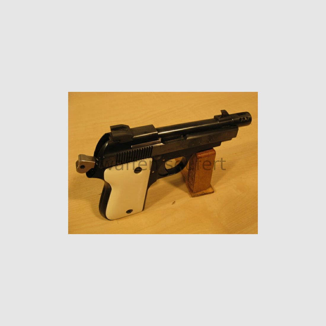 Unique L pistol elegantly refined