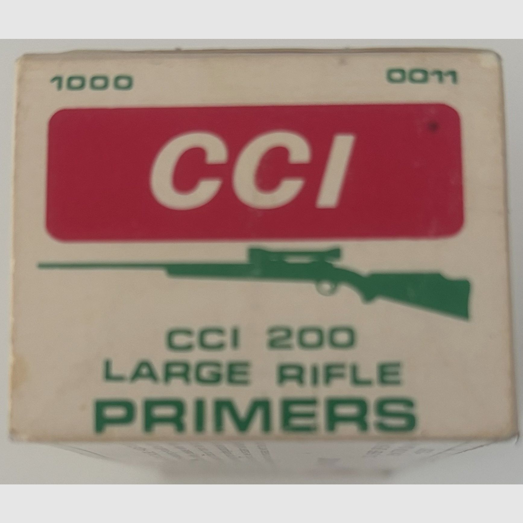 CCI Standard Zünder 200 duże zapałki do karabinów.