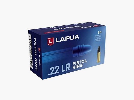 Lapua Pistol King 50 pcs .22lr