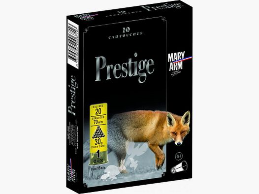 PRESTIGE .20/.16/70 – Wad Cartridge – 30g – Hard Lead / box of 10