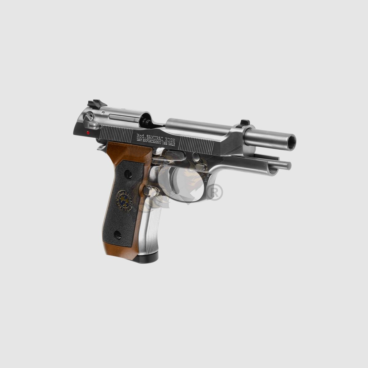M92 Mod. Samurai Edge GBB CO2 Srebrny Całkowity Metal (Srebrny/Drewno) Airsoft -F-