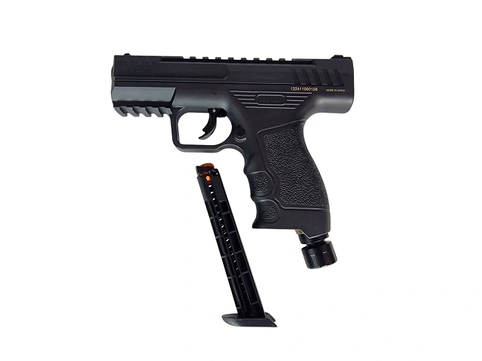 2x Pistola para bolas de goma y pimienta BEEMAN Protect BP50 Combo cal. .50, 8 disparos CO2-12g (BP50C), imagen 17 de 84