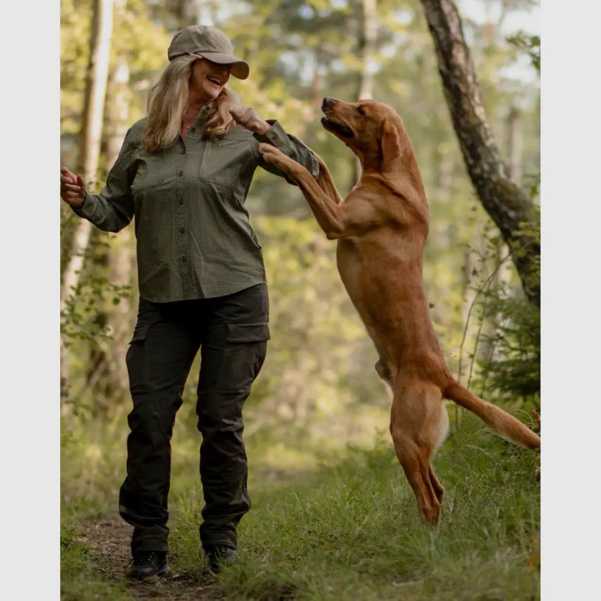 Pinewood Dog Sports Trainerhose Damen, Moosgrün, Bild 7 von 8