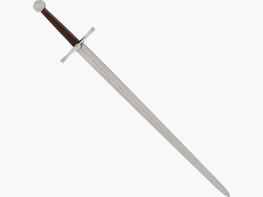 Show combat sword one and a half hand with scabbard 1 1/2 hand sword