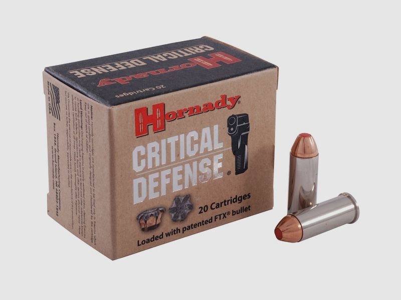 Hornady Critical Defense .44 Special 165GR FTX 20 cartucce