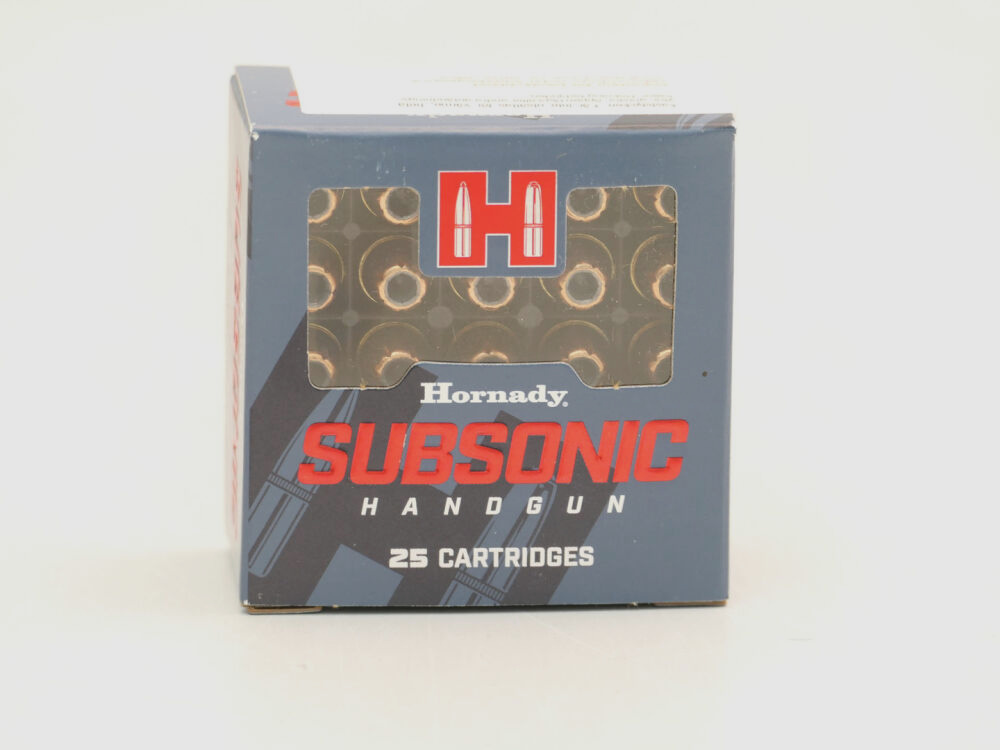 Hornady 147grs XTP SUBSONIC A25 9mm Luger