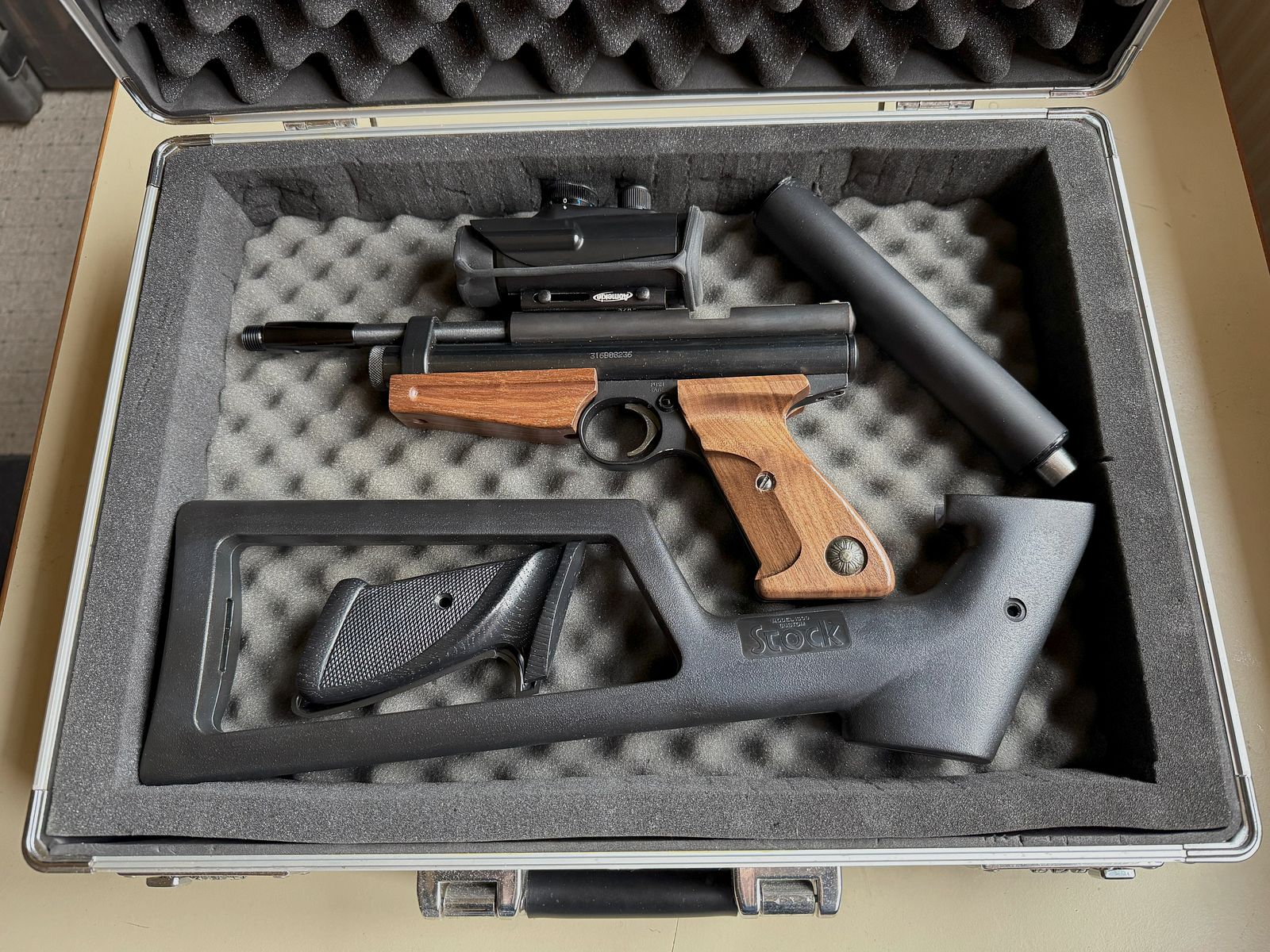Crosman 2240 with plenty of accessories and case