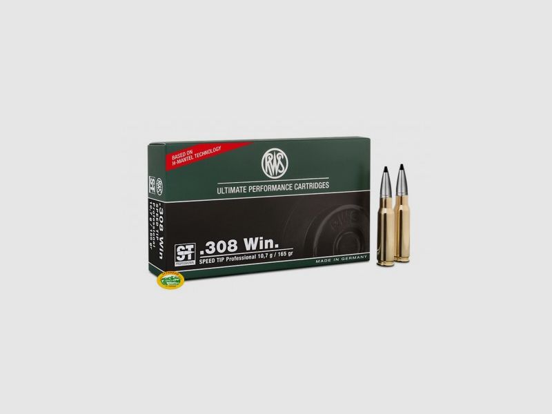 RWS Munition Kal. .308 Win SPEED TIP 165gr