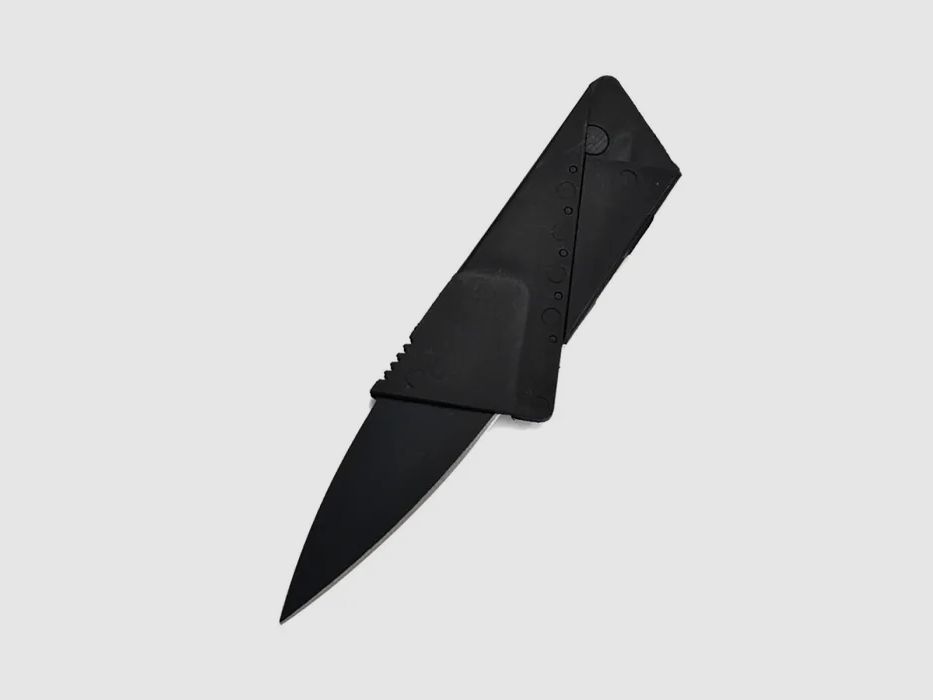 Safetycard Klappmesser mit Kunstlederetui