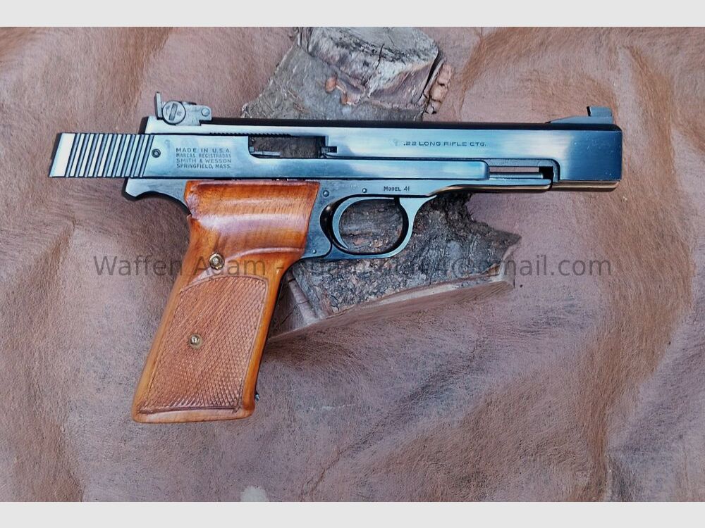 Smith & Wesson Modell 41, 5 1/2 ", Sport Pistole 1977