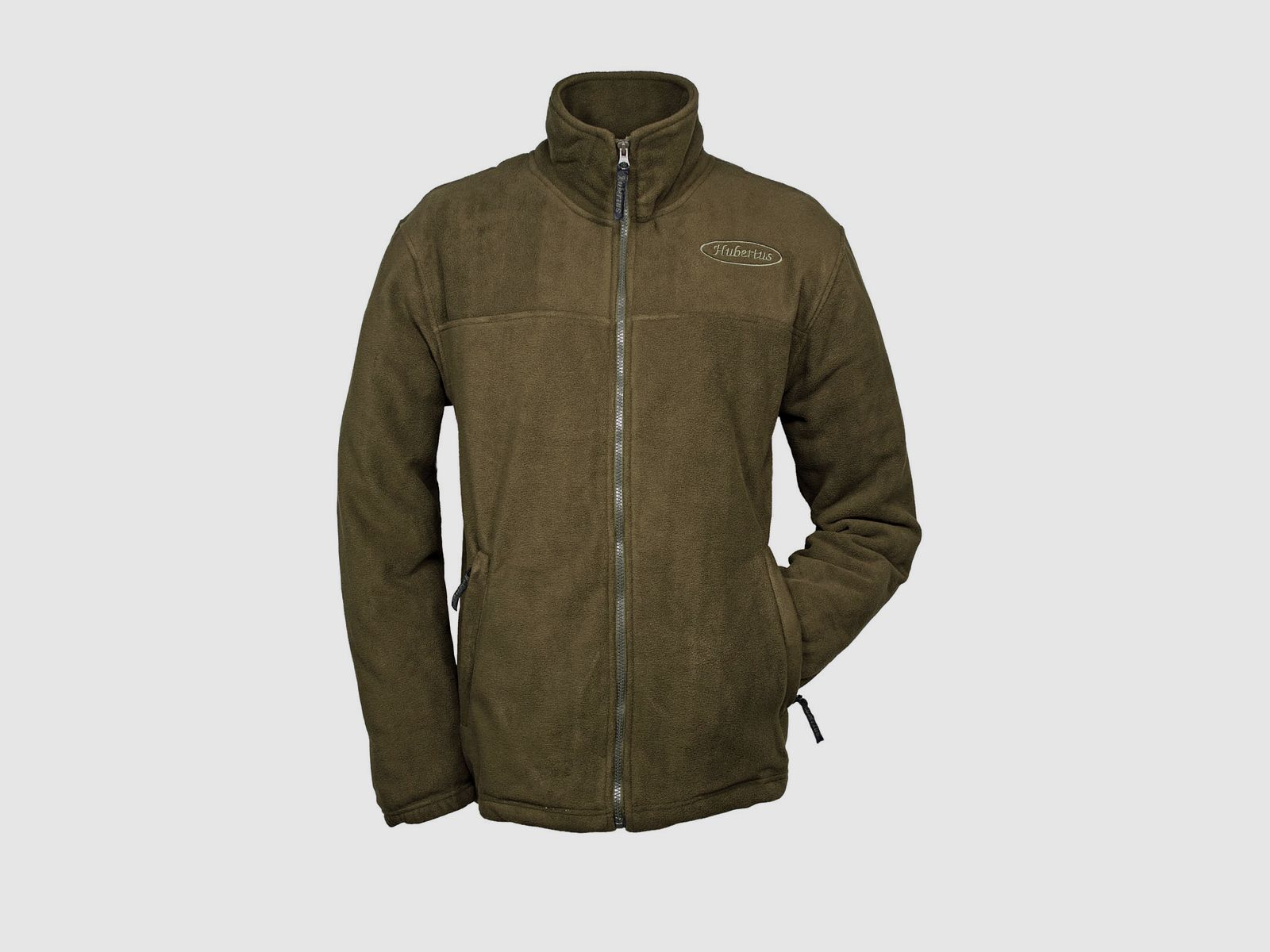 Fleecejacke Hubertus RHÖN - einfach, Farbe oliv
