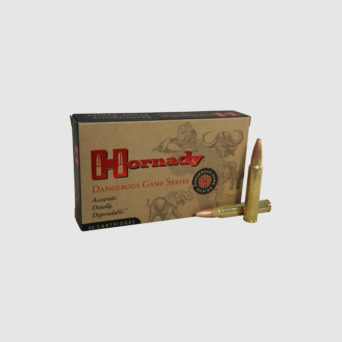 Hornady Dangerous Game Serie .375 Ruger 270GR InterLock JSP 20 Patronen