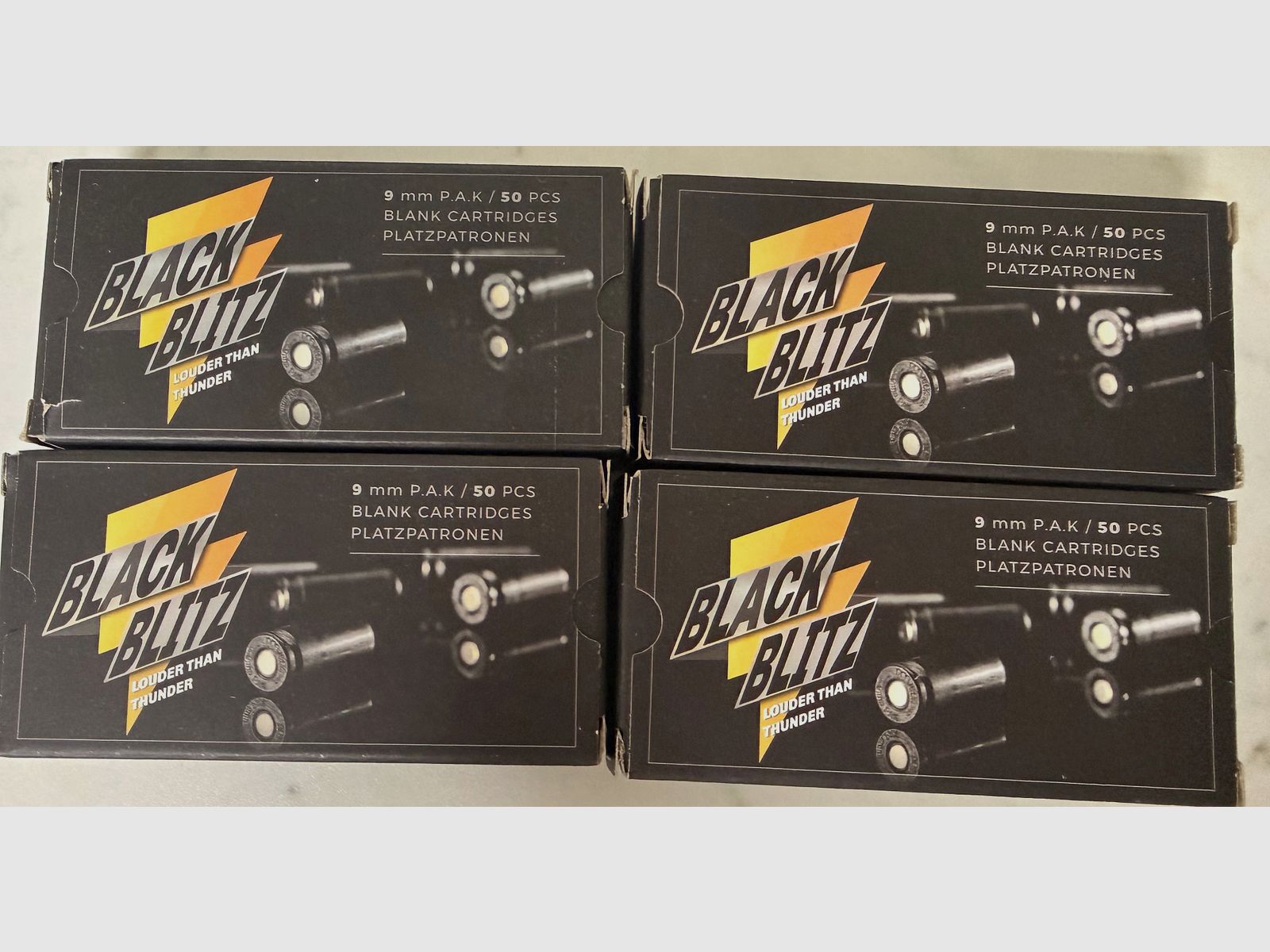 9mm blank cartridges bang PAK blank cartridges