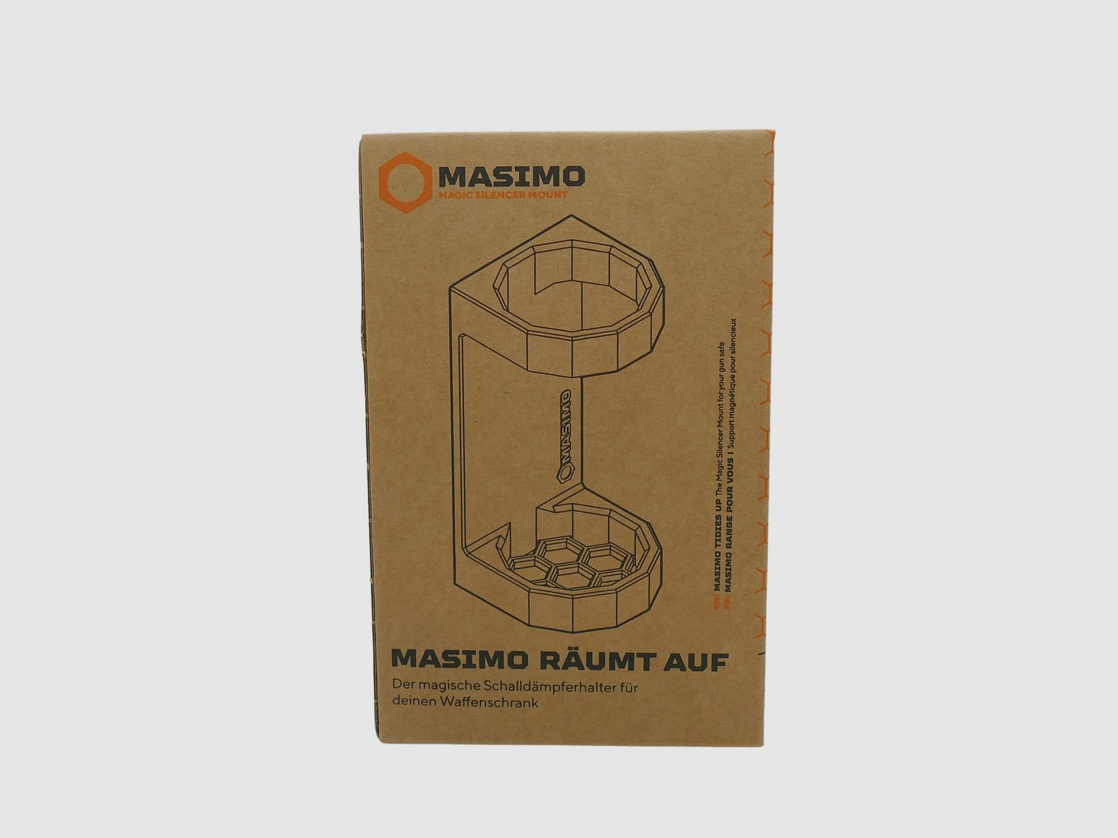 RWS MASIMO XL SCHWARZ BIS Ø 65 MM Schalldämpferhalter Magnetisch Sportzubehör