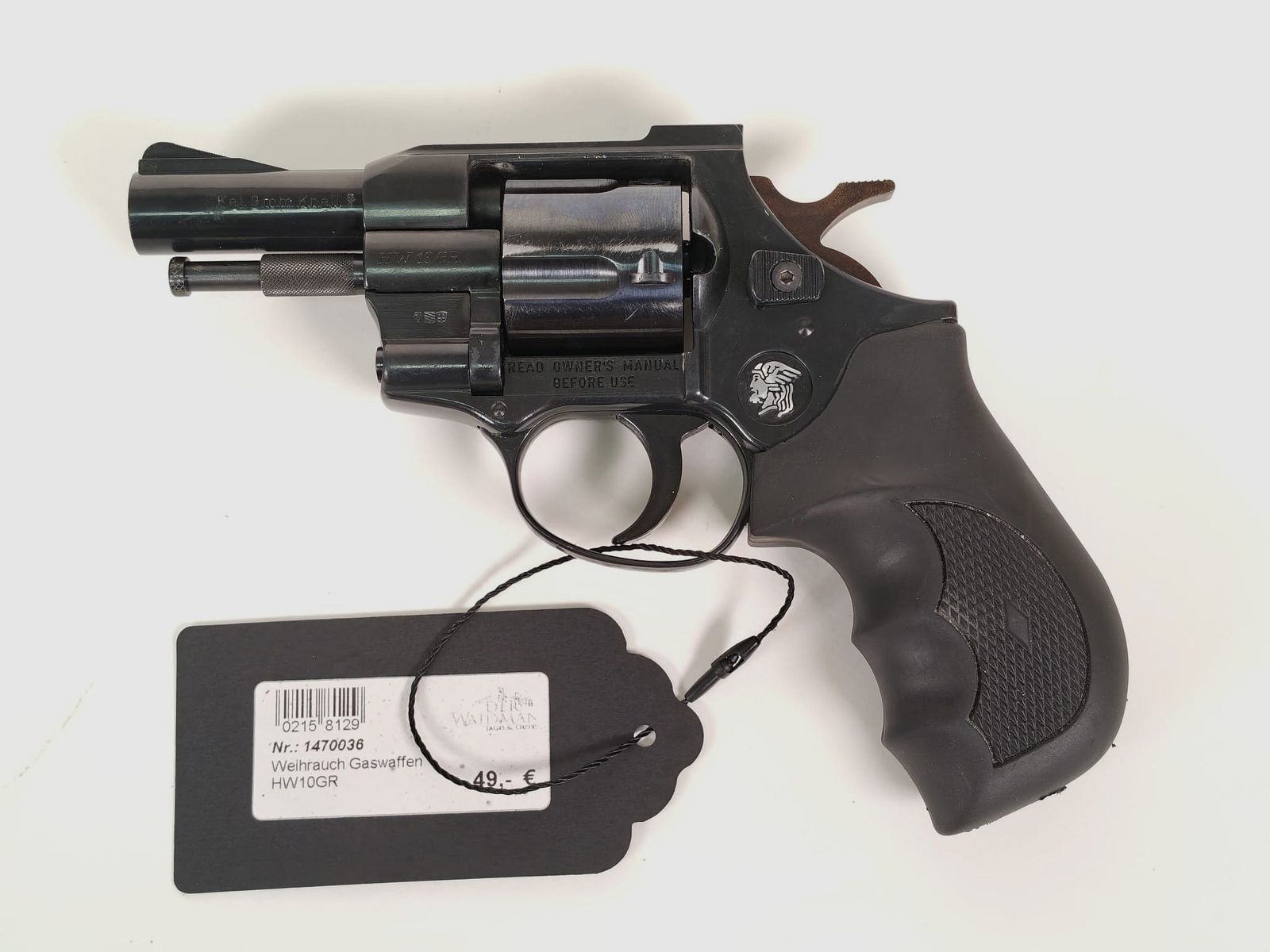 Weihrauch Mod. HW10GR revolver à blanc 9mm Knall