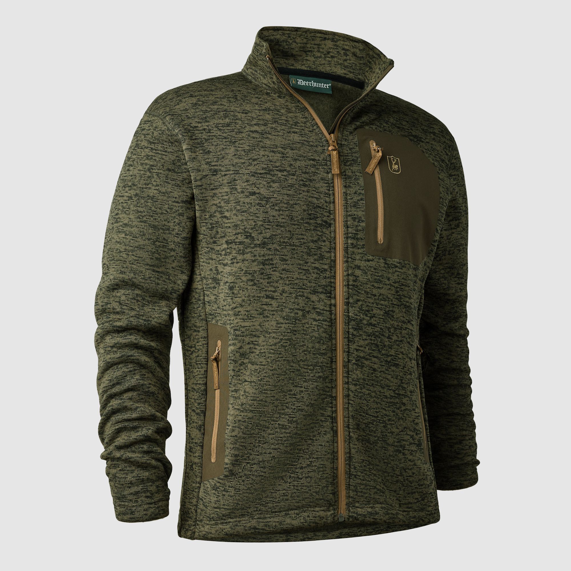 Deerhunter Sarek Sweter Kurtka Olive Night melange XL