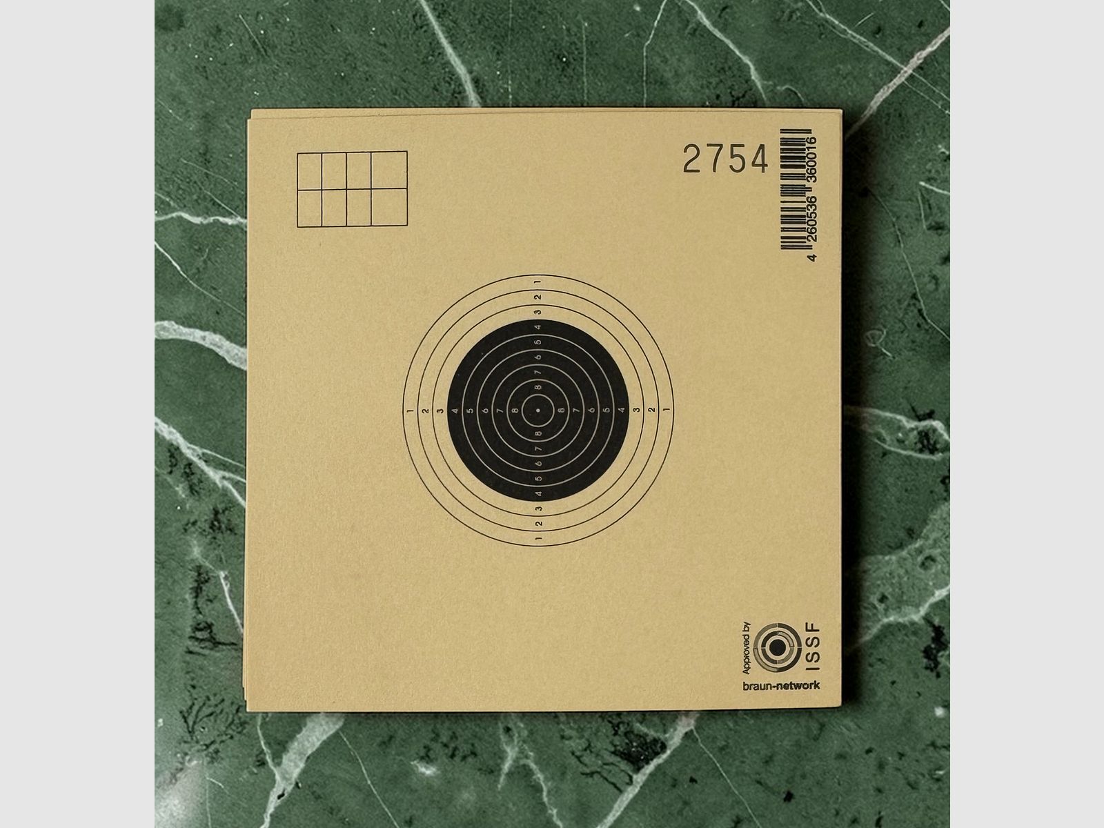 Scheiben für Luftgewehr 10x10