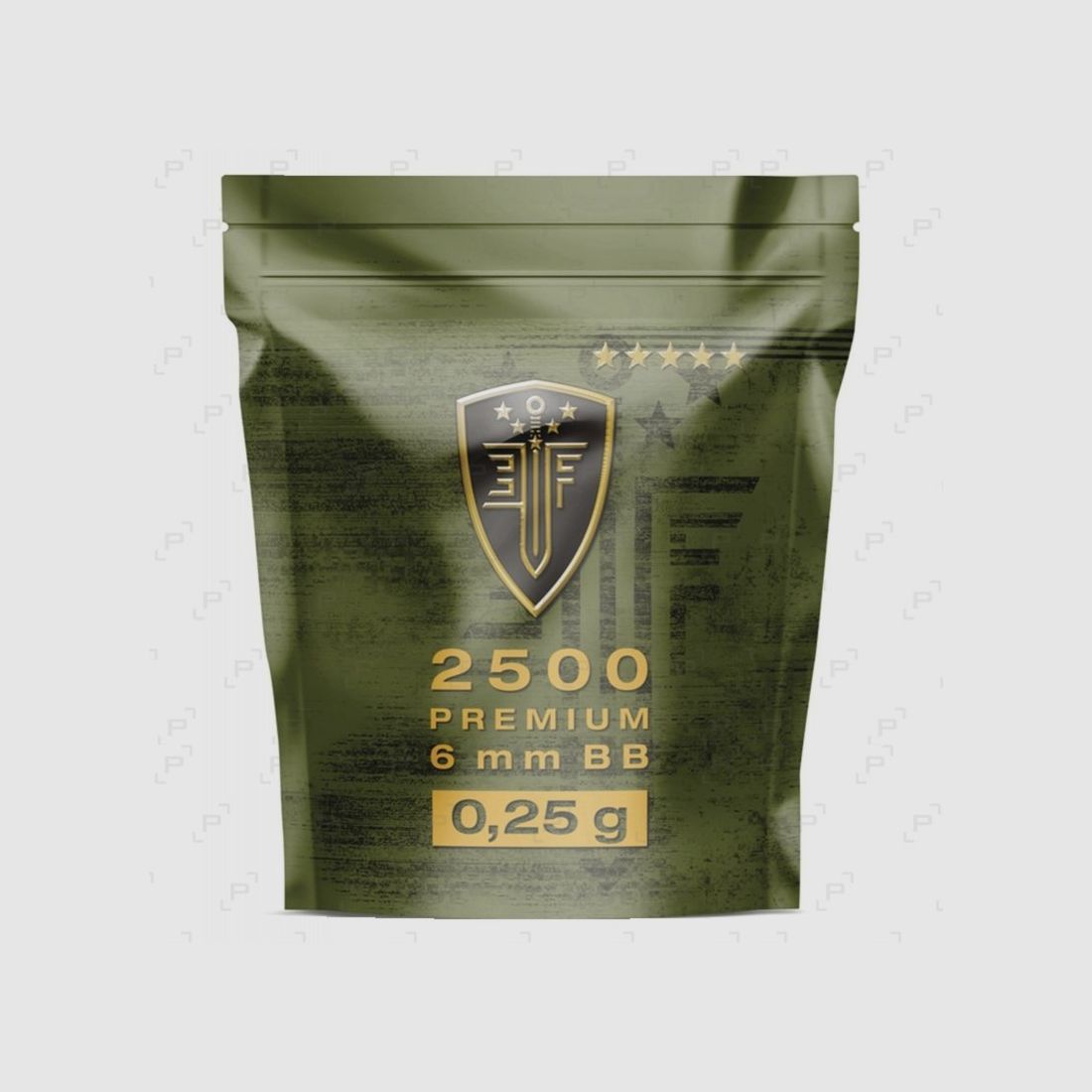 Sachet mit 2500 Kunststoffkugeln Airsoft ÉLITE FORCE PREMIUM Kaliber 6 mm / 0,25 g