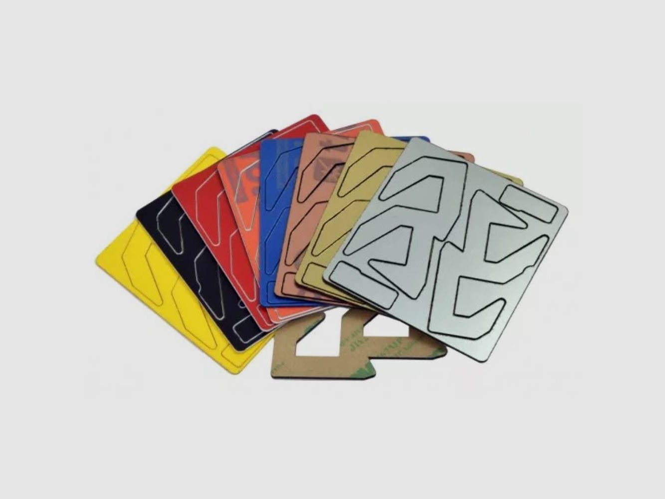 Alpha-X Tascheninlays, Farbe: Gelb, Bild 1 von 3