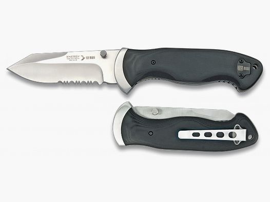 Cuchillo de bolsillo RUI Serie ENERGY con empuñaduras de G10 y clip