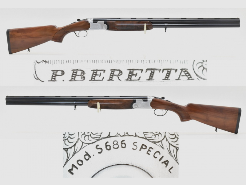 BERETTA Modell 686 " SPECIAL " Bockflinte / BDF im Kaliber 12/76 Mag. mit Einabzug & Ejektor