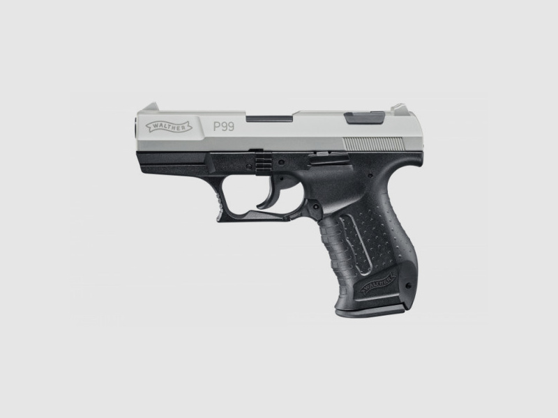 WALTHER P99 - 9MM P.A.K - NOIR/NICKEL