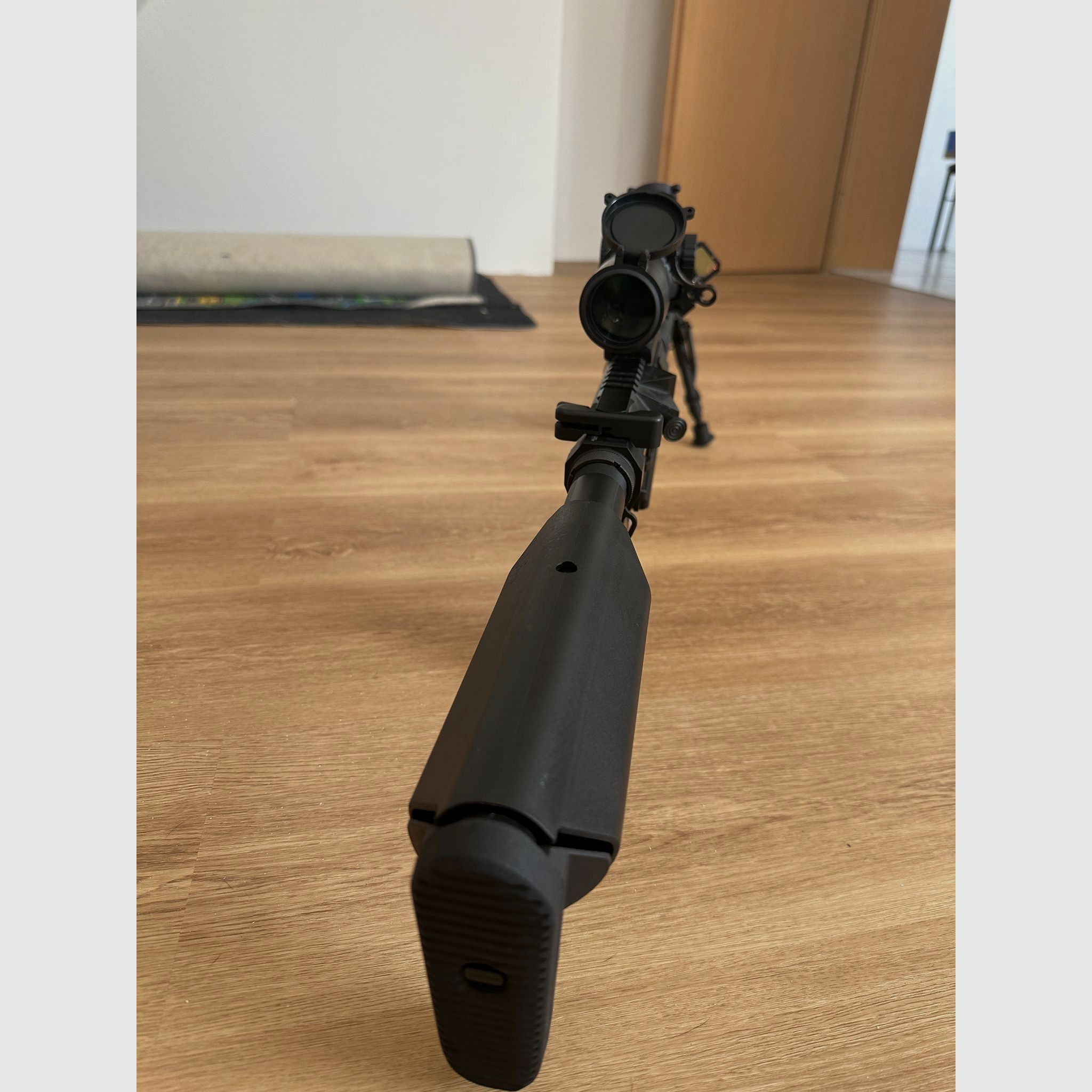 Airsoft DMR - 1,9J - 2 Magazine und Waffenkoffer - Begadi MOD25