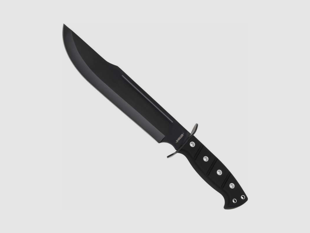 Haller Bowie Outdoormesser schwarz